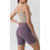 imageODODOS ODLIFT Compression Shorts for Women 4quot  6quot  8quot  10quot High Waist Workout Biker Shorts with Inner PocketAsh Violet
