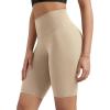 imageODODOS ODLIFT Compression Shorts for Women 4quot  6quot  8quot  10quot High Waist Workout Biker Shorts with Inner PocketBeige
