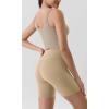 imageODODOS ODLIFT Compression Shorts for Women 4quot  6quot  8quot  10quot High Waist Workout Biker Shorts with Inner PocketBeige