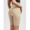 imageODODOS ODLIFT Compression Shorts for Women 4quot  6quot  8quot  10quot High Waist Workout Biker Shorts with Inner PocketBeige