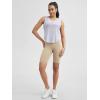 imageODODOS ODLIFT Compression Shorts for Women 4quot  6quot  8quot  10quot High Waist Workout Biker Shorts with Inner PocketBeige