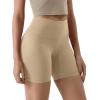 imageODODOS ODLIFT Compression Shorts for Women 4quot  6quot  8quot  10quot High Waist Workout Biker Shorts with Inner PocketBeige