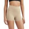 imageODODOS ODLIFT Compression Shorts for Women 4quot  6quot  8quot  10quot High Waist Workout Biker Shorts with Inner PocketBeige