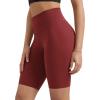 imageODODOS ODLIFT Compression Shorts for Women 4quot  6quot  8quot  10quot High Waist Workout Biker Shorts with Inner PocketBrick Red