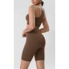 imageODODOS ODLIFT Compression Shorts for Women 4quot  6quot  8quot  10quot High Waist Workout Biker Shorts with Inner PocketBrunette