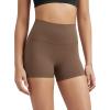 imageODODOS ODLIFT Compression Shorts for Women 4quot  6quot  8quot  10quot High Waist Workout Biker Shorts with Inner PocketBrunette