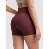 imageODODOS ODLIFT Compression Shorts for Women 4quot  6quot  8quot  10quot High Waist Workout Biker Shorts with Inner PocketBurgundy
