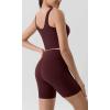 imageODODOS ODLIFT Compression Shorts for Women 4quot  6quot  8quot  10quot High Waist Workout Biker Shorts with Inner PocketBurgundy
