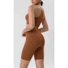 imageODODOS ODLIFT Compression Shorts for Women 4quot  6quot  8quot  10quot High Waist Workout Biker Shorts with Inner PocketCaramel