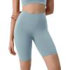 imageODODOS ODLIFT Compression Shorts for Women 4quot  6quot  8quot  10quot High Waist Workout Biker Shorts with Inner PocketChambray