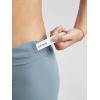 imageODODOS ODLIFT Compression Shorts for Women 4quot  6quot  8quot  10quot High Waist Workout Biker Shorts with Inner PocketChambray