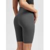 imageODODOS ODLIFT Compression Shorts for Women 4quot  6quot  8quot  10quot High Waist Workout Biker Shorts with Inner PocketCharcoal