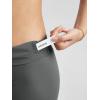 imageODODOS ODLIFT Compression Shorts for Women 4quot  6quot  8quot  10quot High Waist Workout Biker Shorts with Inner PocketCharcoal
