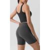 imageODODOS ODLIFT Compression Shorts for Women 4quot  6quot  8quot  10quot High Waist Workout Biker Shorts with Inner PocketCharcoal