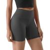 imageODODOS ODLIFT Compression Shorts for Women 4quot  6quot  8quot  10quot High Waist Workout Biker Shorts with Inner PocketCharcoal