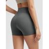 imageODODOS ODLIFT Compression Shorts for Women 4quot  6quot  8quot  10quot High Waist Workout Biker Shorts with Inner PocketCharcoal