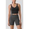 imageODODOS ODLIFT Compression Shorts for Women 4quot  6quot  8quot  10quot High Waist Workout Biker Shorts with Inner PocketCharcoal