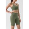 imageODODOS ODLIFT Compression Shorts for Women 4quot  6quot  8quot  10quot High Waist Workout Biker Shorts with Inner PocketDark Olive