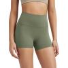imageODODOS ODLIFT Compression Shorts for Women 4quot  6quot  8quot  10quot High Waist Workout Biker Shorts with Inner PocketDark Olive
