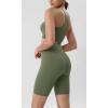 imageODODOS ODLIFT Compression Shorts for Women 4quot  6quot  8quot  10quot High Waist Workout Biker Shorts with Inner PocketDark Olive