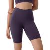 imageODODOS ODLIFT Compression Shorts for Women 4quot  6quot  8quot  10quot High Waist Workout Biker Shorts with Inner PocketDark Purple