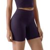 imageODODOS ODLIFT Compression Shorts for Women 4quot  6quot  8quot  10quot High Waist Workout Biker Shorts with Inner PocketDark Purple