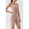 imageODODOS ODLIFT Compression Shorts for Women 4quot  6quot  8quot  10quot High Waist Workout Biker Shorts with Inner PocketDusty Pink