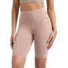 imageODODOS ODLIFT Compression Shorts for Women 4quot  6quot  8quot  10quot High Waist Workout Biker Shorts with Inner PocketDusty Pink
