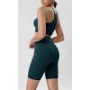 imageODODOS ODLIFT Compression Shorts for Women 4quot  6quot  8quot  10quot High Waist Workout Biker Shorts with Inner PocketForest Teal