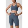 imageODODOS ODLIFT Compression Shorts for Women 4quot  6quot  8quot  10quot High Waist Workout Biker Shorts with Inner PocketInk Blue