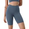 imageODODOS ODLIFT Compression Shorts for Women 4quot  6quot  8quot  10quot High Waist Workout Biker Shorts with Inner PocketInk Blue