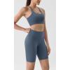 imageODODOS ODLIFT Compression Shorts for Women 4quot  6quot  8quot  10quot High Waist Workout Biker Shorts with Inner PocketInk Blue