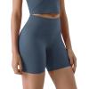 imageODODOS ODLIFT Compression Shorts for Women 4quot  6quot  8quot  10quot High Waist Workout Biker Shorts with Inner PocketInk Blue