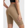 imageODODOS ODLIFT Compression Shorts for Women 4quot  6quot  8quot  10quot High Waist Workout Biker Shorts with Inner PocketLight Brown