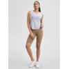 imageODODOS ODLIFT Compression Shorts for Women 4quot  6quot  8quot  10quot High Waist Workout Biker Shorts with Inner PocketLight Brown