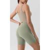 imageODODOS ODLIFT Compression Shorts for Women 4quot  6quot  8quot  10quot High Waist Workout Biker Shorts with Inner PocketLime Stone