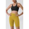 imageODODOS ODLIFT Compression Shorts for Women 4quot  6quot  8quot  10quot High Waist Workout Biker Shorts with Inner PocketMango Mint