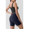imageODODOS ODLIFT Compression Shorts for Women 4quot  6quot  8quot  10quot High Waist Workout Biker Shorts with Inner PocketNavy