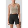 imageODODOS ODLIFT Compression Shorts for Women 4quot  6quot  8quot  10quot High Waist Workout Biker Shorts with Inner PocketOnyx Black