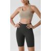 imageODODOS ODLIFT Compression Shorts for Women 4quot  6quot  8quot  10quot High Waist Workout Biker Shorts with Inner PocketOnyx Black