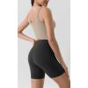 imageODODOS ODLIFT Compression Shorts for Women 4quot  6quot  8quot  10quot High Waist Workout Biker Shorts with Inner PocketOnyx Black