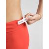 imageODODOS ODLIFT Compression Shorts for Women 4quot  6quot  8quot  10quot High Waist Workout Biker Shorts with Inner PocketOrange Red