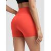 imageODODOS ODLIFT Compression Shorts for Women 4quot  6quot  8quot  10quot High Waist Workout Biker Shorts with Inner PocketOrange Red