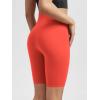imageODODOS ODLIFT Compression Shorts for Women 4quot  6quot  8quot  10quot High Waist Workout Biker Shorts with Inner PocketOrange Red