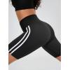 imageODODOS ODLIFT Compression Shorts for Women 4quot  6quot  8quot  10quot High Waist Workout Biker Shorts with Inner PocketPiping Black