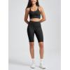 imageODODOS ODLIFT Compression Shorts for Women 4quot  6quot  8quot  10quot High Waist Workout Biker Shorts with Inner PocketPiping Black