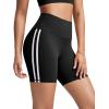 imageODODOS ODLIFT Compression Shorts for Women 4quot  6quot  8quot  10quot High Waist Workout Biker Shorts with Inner PocketPiping Black