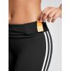 imageODODOS ODLIFT Compression Shorts for Women 4quot  6quot  8quot  10quot High Waist Workout Biker Shorts with Inner PocketPiping Black