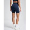 imageODODOS ODLIFT Compression Shorts for Women 4quot  6quot  8quot  10quot High Waist Workout Biker Shorts with Inner PocketPiping Navy