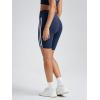 imageODODOS ODLIFT Compression Shorts for Women 4quot  6quot  8quot  10quot High Waist Workout Biker Shorts with Inner PocketPiping Navy